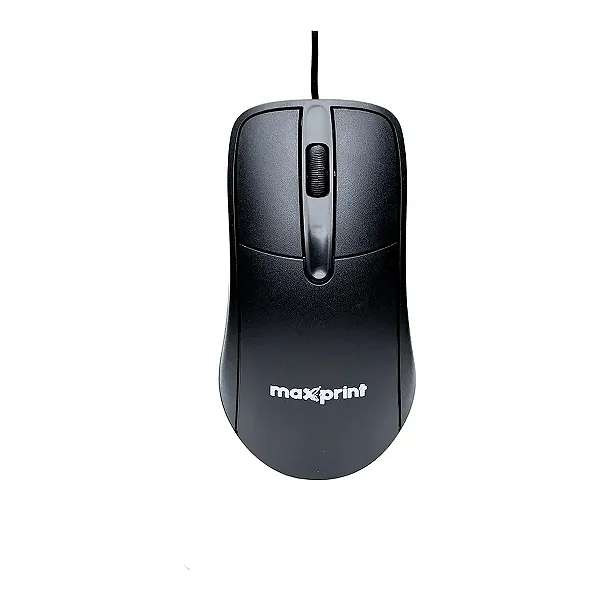 Mouse OfficeEasy com Fio USB 2.0 1200DPI Preto Maxprint 60000154