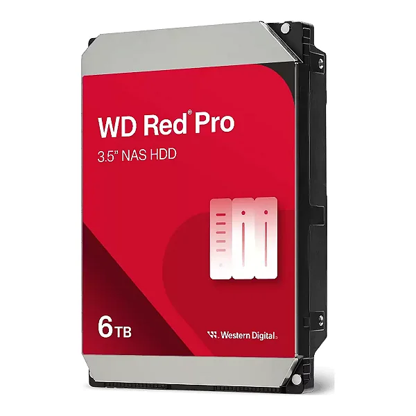 HD Interno 6TB Western Digital Red Pro SATAIII 256MB WD6005FFBX