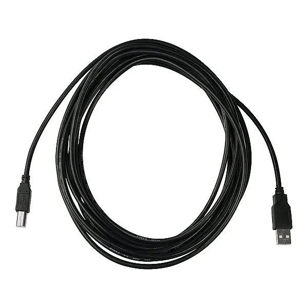 Cabo USB 2.0 para impressora 5 Metros PC-USB5001 PlusCable