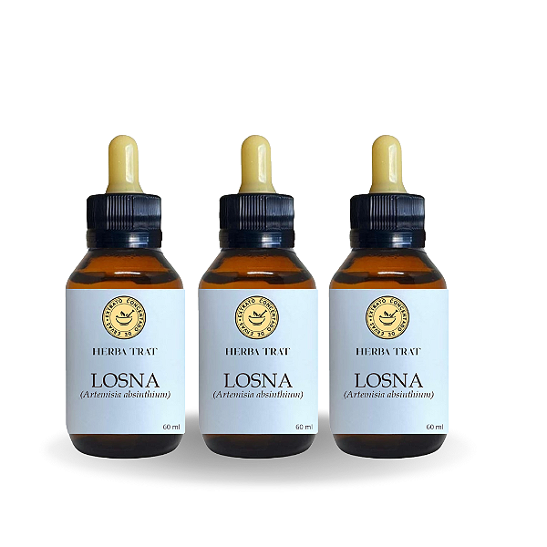 ABSINTO / LOSNA - EXTRATO 60ML ( Tintura Mãe ) KIT COM 3 UNIDADES
