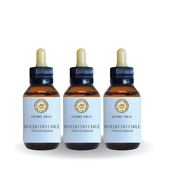 BOLDO DO CHILE - EXTRATO 60ML KIT COM 3 UNIDADES
