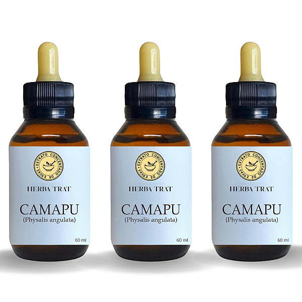 CAMAPU - EXTRATO 60ML ( Tintura Mãe ) KIT COM 3 UNIDADES