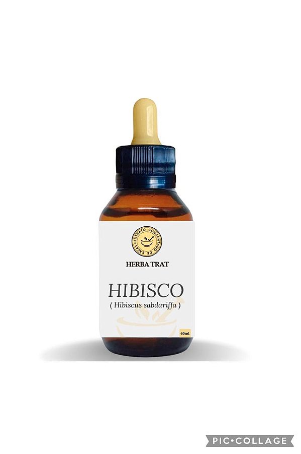 Hibisco - EXTRATO 60ml (Tintura Mãe)