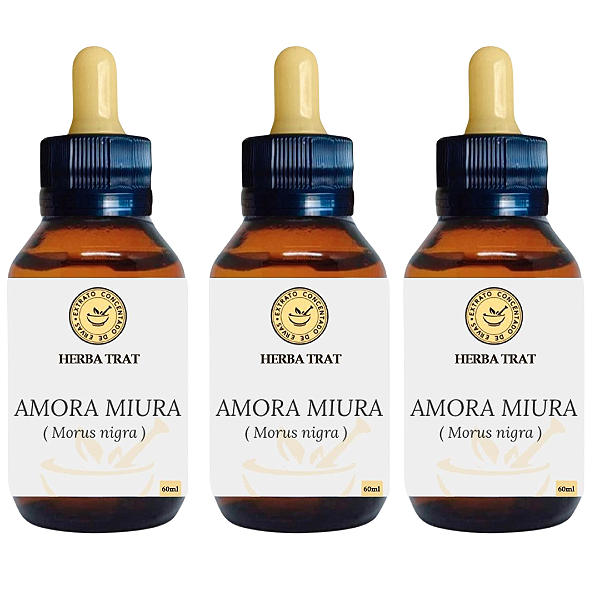 AMORA MIÚRA - EXTRATO 60ML KIT COM 03 UNIDADES