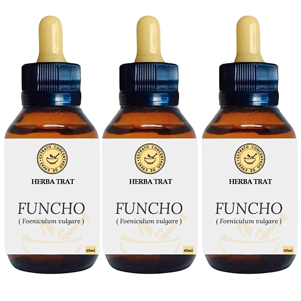 FUNCHO – EXTRATO 60ML ( Tintura Mãe ) KIT COM 03 UNIDADES