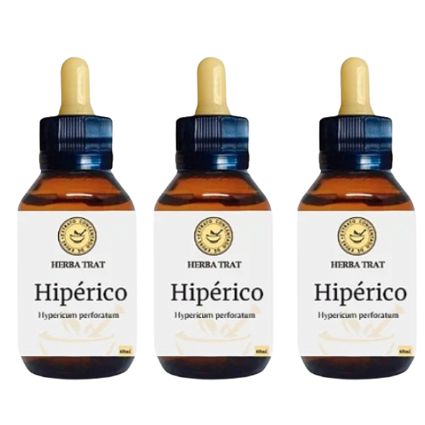 HIPÉRICO - EXTRATO 60ML KIT COM 03 UNIDADES
