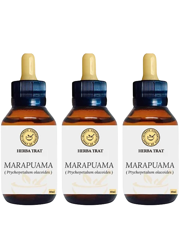 MARAPUAMA - EXTRATO 60ML KIT COM 03 UNIDADES