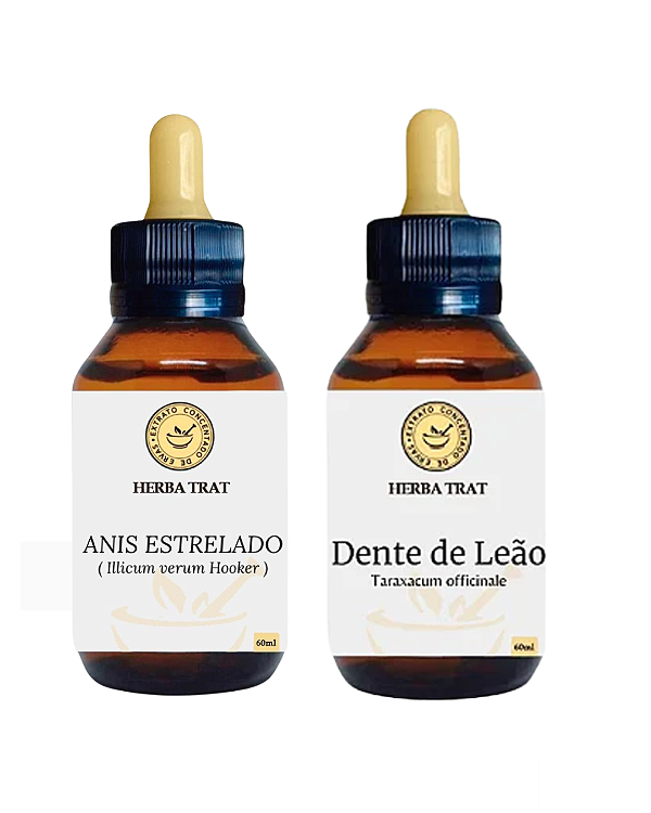 Combo Anis Estrelado + Dente de leão - Extrato 60 ml