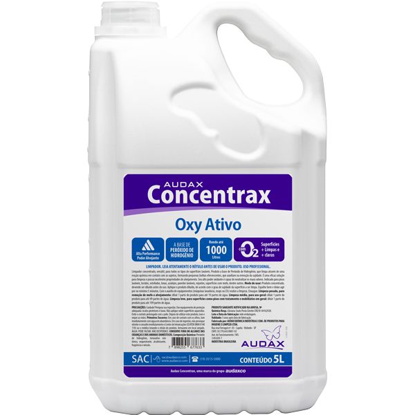 Limpador De Uso Geral Concentrax Oxy Ativo Audax 5L