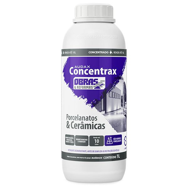 Limpa Porcelanato E Ceramicas Concentrado 1L Rende 10 Litros