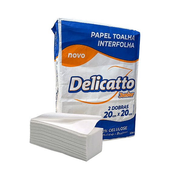 Interfolha Delicatto 100% Celulose 20X20