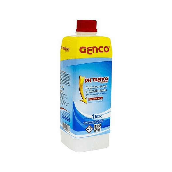 Ph Menos Redutor Ph E Alcalinidade 1L - Genco