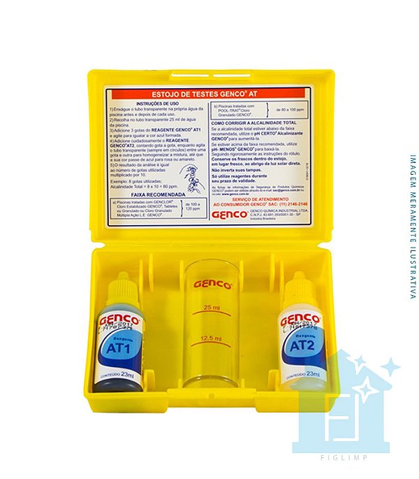 Estojo De Analises Alcalinidade Total - Genco