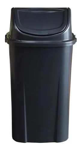 CESTO DE LIXO BASCULANTE 60 LITROS PRETA