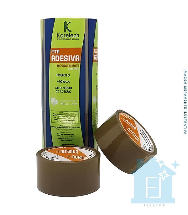 FITA ADESI KORETECH 48MMX45M MARROM