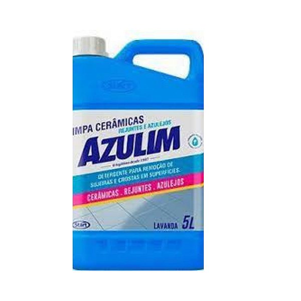 Limpador De Ceramicas E Azulejos Azulim 5L Lavanda
