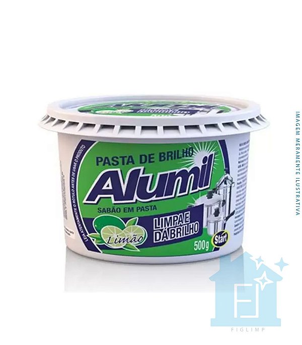 Pasta De Brilho Alumil Limao 500G