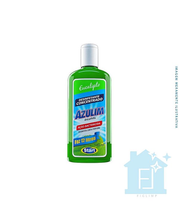 Azulim Diluivel 140Ml Eucalipto Desinfetante