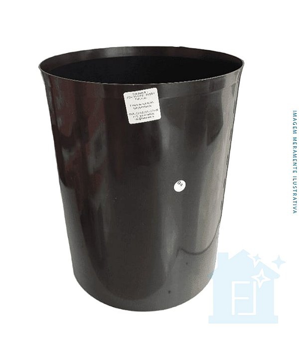 CESTO LIXEIRA 15 LITROS SEM TAMPA