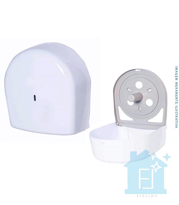 Dispenser Higienico Rolão Plus Sust. - Branco