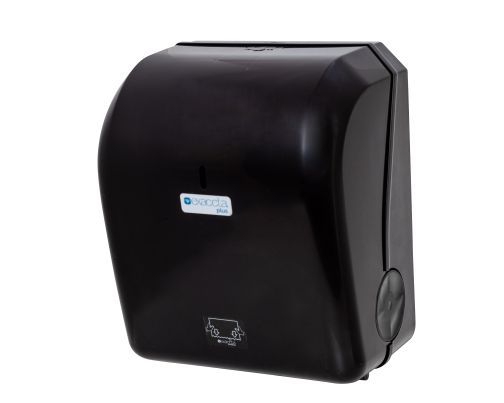Dispenser P/Papel De Maos Auto Corte 23Cm - Exaccta Plus Preto