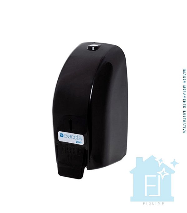 Dispenser Suporte Sabonete/Alcool Espuma Exaccta Plus Preto