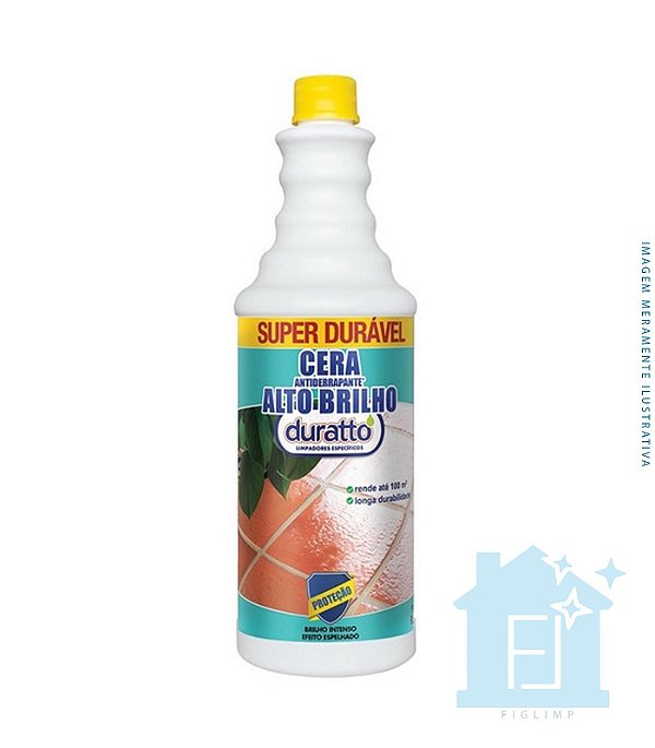 Cera Antiderrapante Alto Brilho 1L