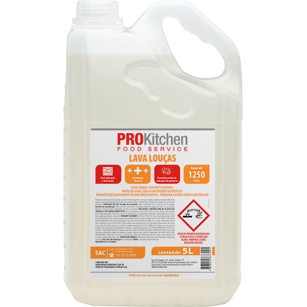 DETERGENTE PROKITCHEN PARA  MAQUINA LAVA LOUCAS 5L