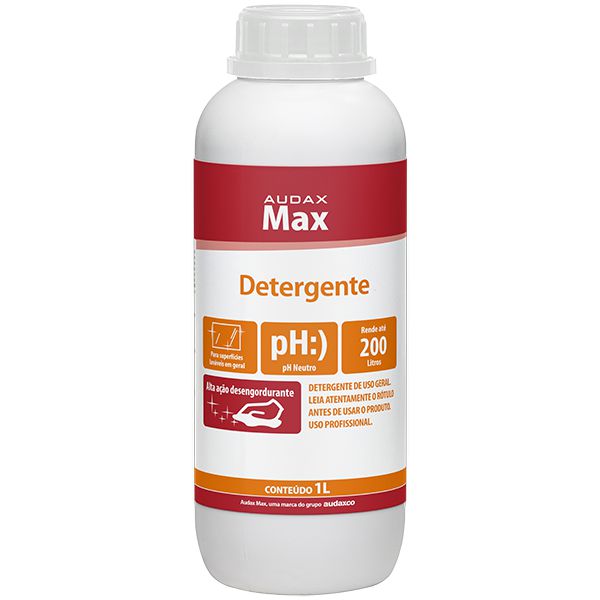 DETERGENTE MAX CONCENTRADO AUDAX  1L X200 LITROS