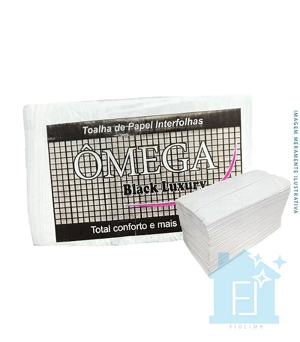 Papel Interfolha Omega Black 22X21 1000 Folhas