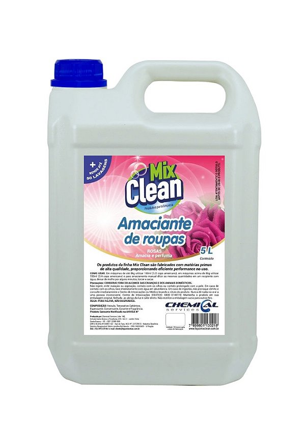 AMACIANTE CONCENTRADO MIX CLEAN FLORAL- 5L