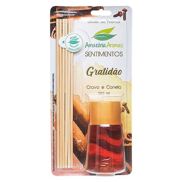 BLISTER AMAZONIA AROMAS 120ML CRAVO E CANELA