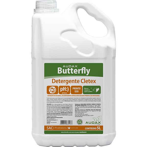 DETERGENTE BUTTERFLY CLETEX  5L