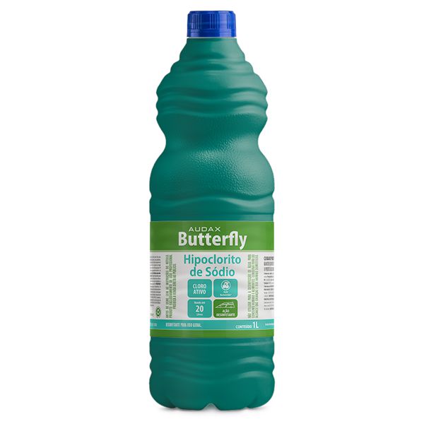 BUTTERFLY HIPOCLORITO DE SODIO CONCENTRADO  1L PARA/20 LITROS