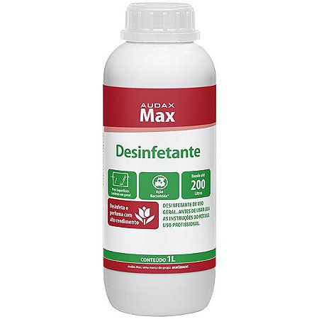 MAX DESINFETANTE FLORAL CONCENTRADO AUDAX  1X200L