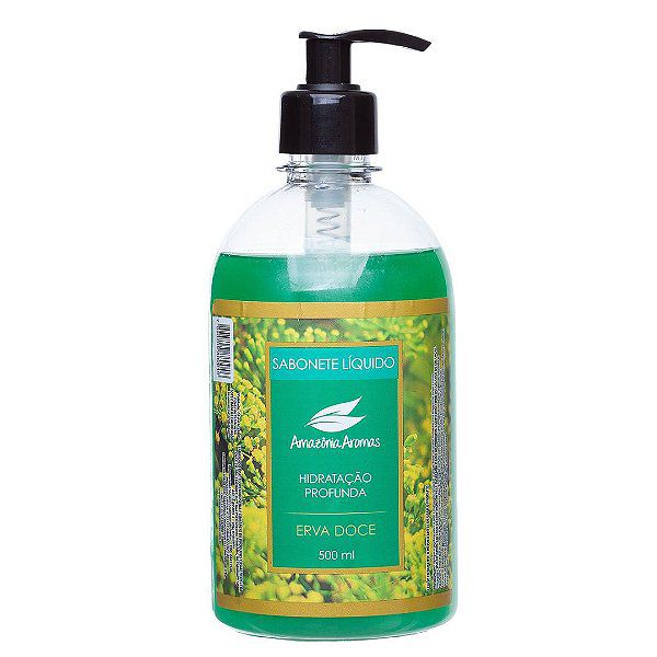 SABONETE AMAZONIA AROMAS 500ML ERVA DOCE