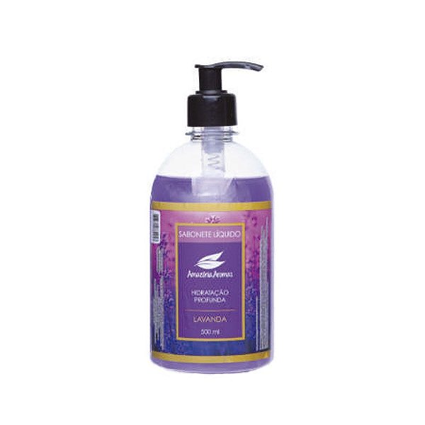 SABONETE AMAZONIA AROMAS 500ML LAVANDA