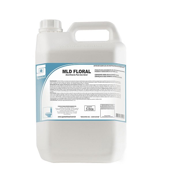 Mld Floral - Desinfetante Super Concentrado 5L - Spartan