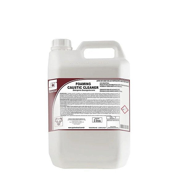 Foaming Caustic Cleaner - Detergente Desengordurante Alcalino 5L - Spartan