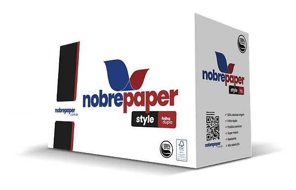Papel Toalha Interfolha Folha Dupla Fardo 2000F 20x21 - Nobre Paper - Style