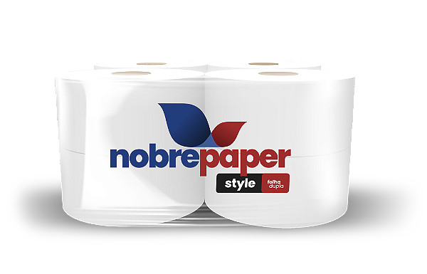 Papel Hig Folha Dupla 8 Rolos 10cm x 200m - Nobre Paper - Style