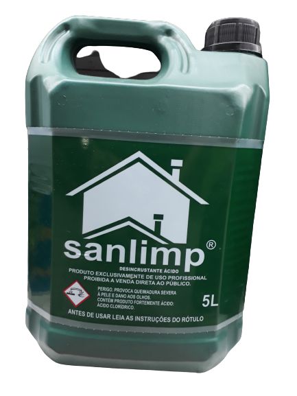 Limpa Pedra Pisos - Ácido Para Limpeza Sanlimp 5L