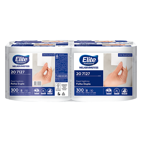 PAPEL HIGIENICO ROLO EXCELLENCE FOLHA DUPLA 8X300