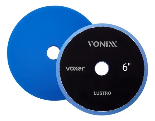 BOINA PARA POLIMENTO VOXER LUSTRO AZUL CLARO 6 POLEGADAS - VONIXX