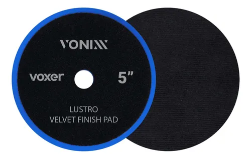 BOINA PARA POLIMENTO VELUDO VOXER PRETA LUSTRO 5 POLEGADAS - VONIXX