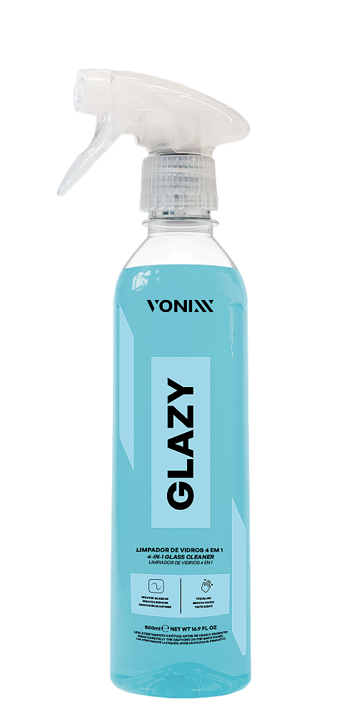 Glazy limpa vidros 4 em 1 redutor de riscos 500 mL - Vonixx