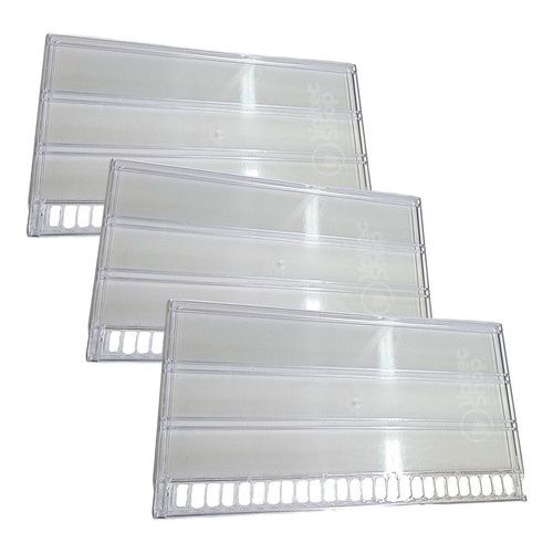 3 prateleira acrílica refrigerador continental rfct470 rdv45