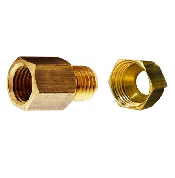 Adaptador fêmea 1/2 para mangueira instalação fogão cooktop