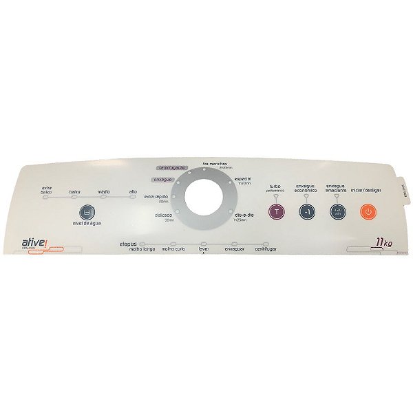 Adesivo membrana do painel lavadora brastemp bwl11 bwl11a br