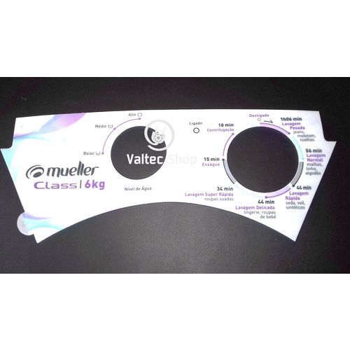 Painel adesivo membrana lavadora mueller class | original